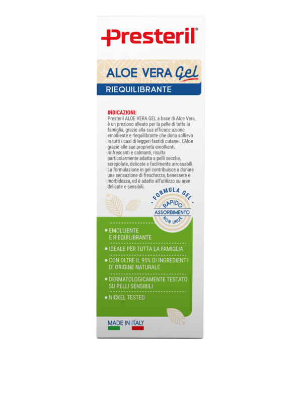 Presteril ALOE VERA Gel - EMOLLIENTE E RIEQUILIBRANTE - 75 ml