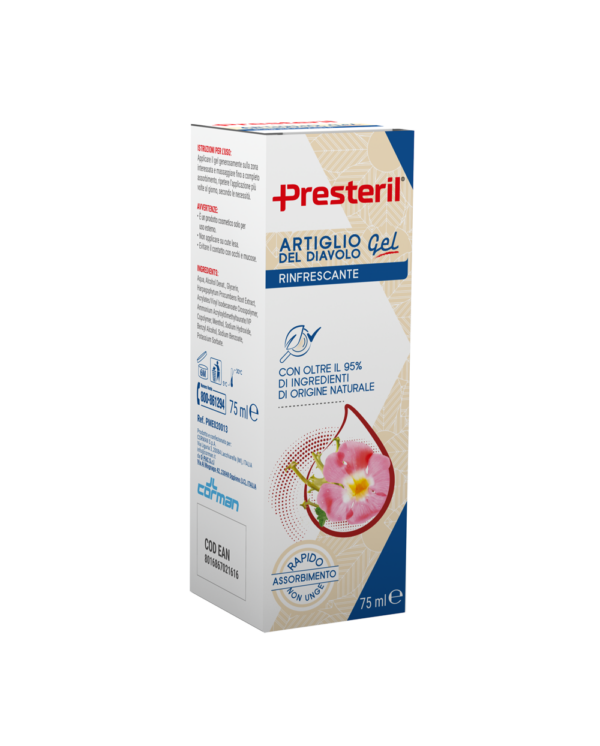Presteril ARTIGLIO DEL DIAVOLO Gel - AZIONE RINFRESCANTE - 75 ml