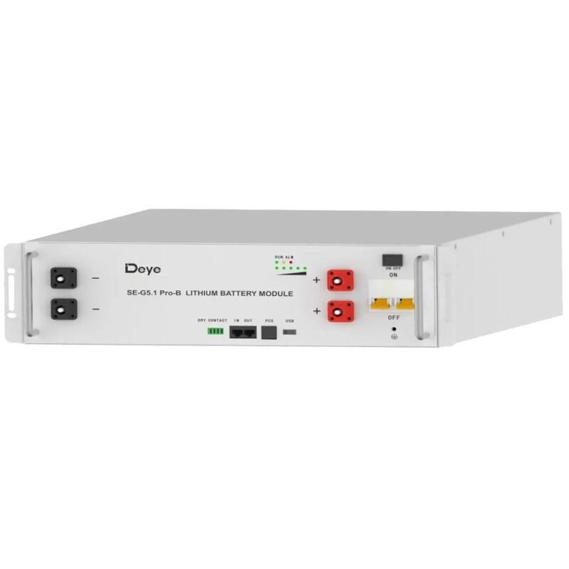 Batteria al Litio BOS-G-Pack5.1 Pro Deye 5.12kWh IP20 fotovoltaico 52V + CAVI