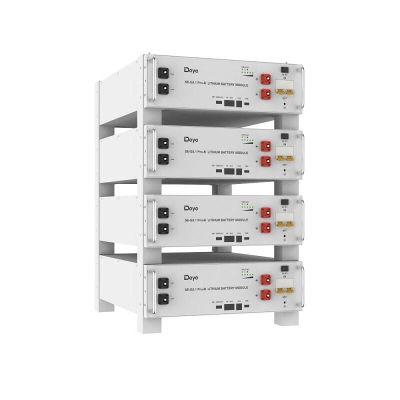 Batteria al Litio BOS-G-Pack5.1 Pro Deye 5.12kWh IP20 fotovoltaico 52V + CAVI