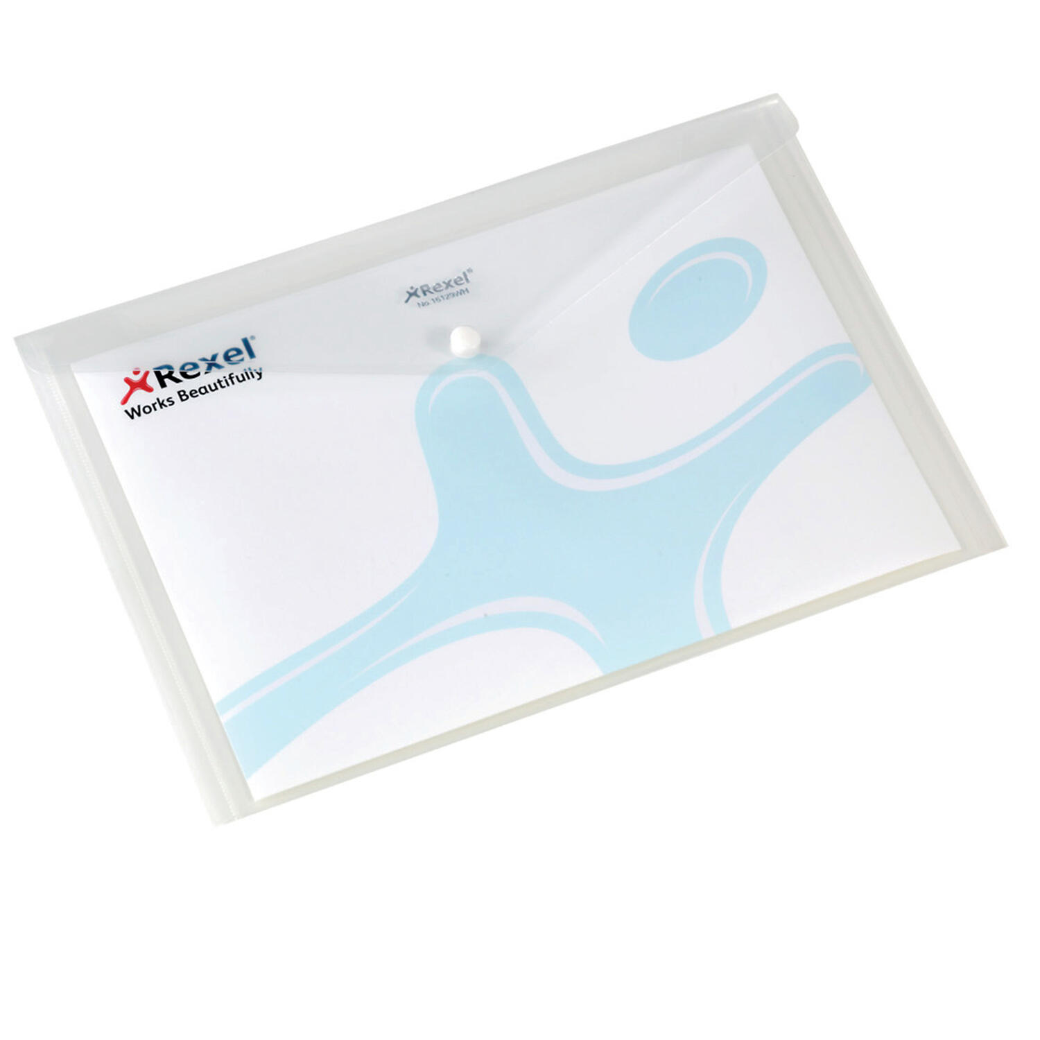 Busta con Bottone Pull 21 × 29,7 cm (A4) KING MEC - conf. 5 pz