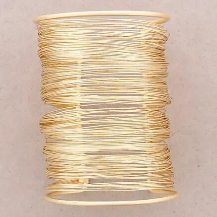 Bracciale Regolabile in Fili di Metallo da 8,5 cm