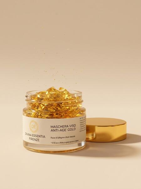 Maschera crema viso Gold anti age