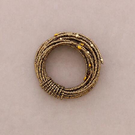 Bracciale Multi Fili Perline ORO