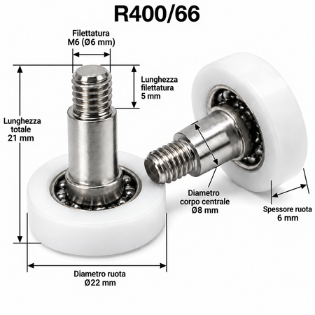 R400/66 - 22 TRO Ideal - Kit 2 pezzi