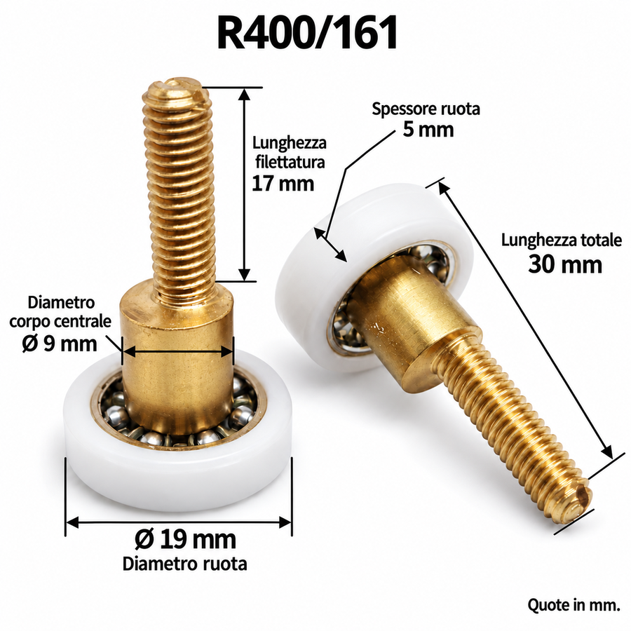 R400/161 - 19 DEC DL - Kit 2 pezzi