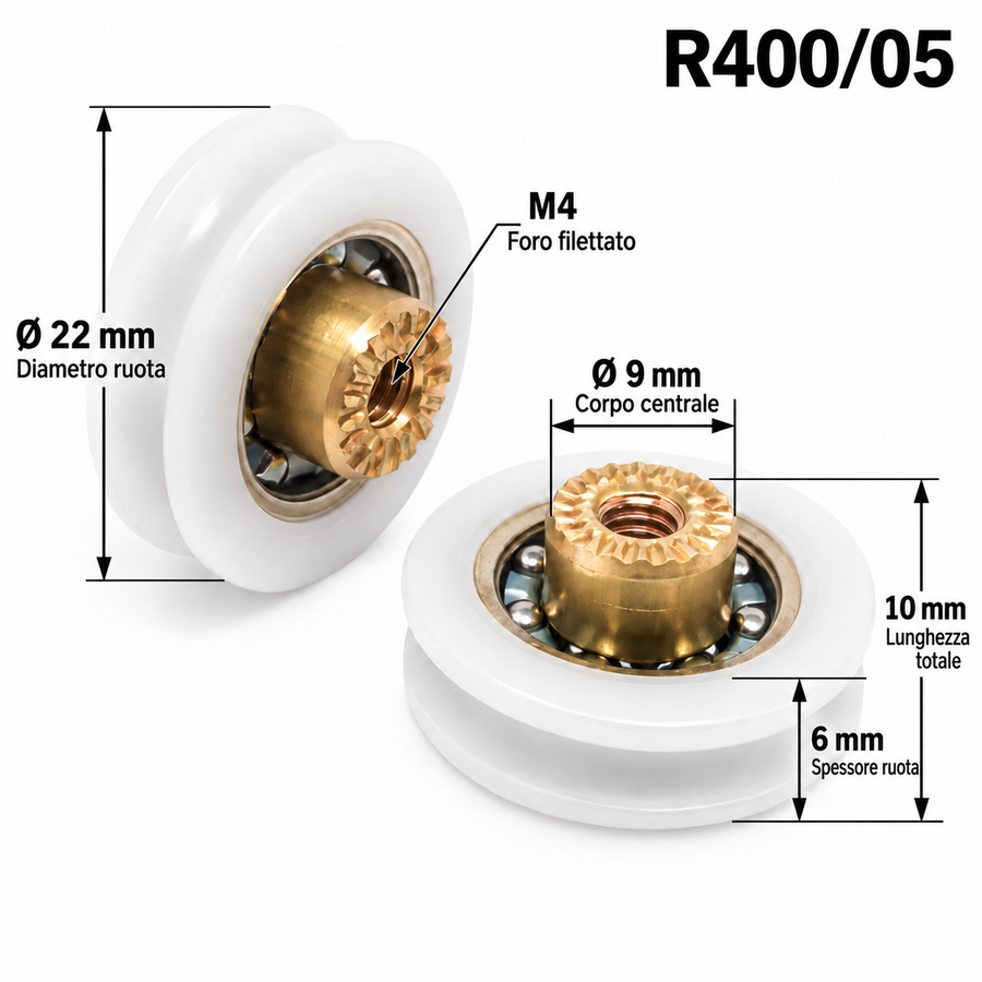 R400/05 - 22 Gipsy M4 - kit 2 pezzi