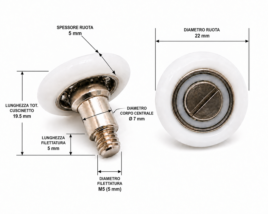 R400/142 - DD Mes M5 - Kit 2 pezzi