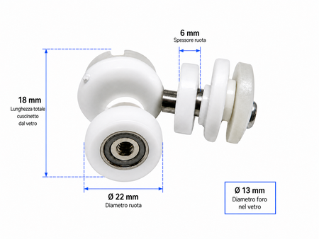 R400/131 - 22x6 Tecno - Kit 2 pezzi
