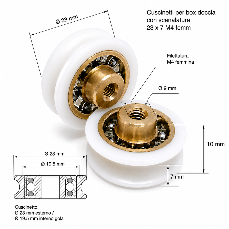 R400/71 - 23 BL Scan M4 - Kit 2 pezzi