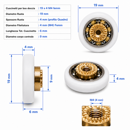 R400/85 - 19 BR M4 Q - Kit 2 pezzi
