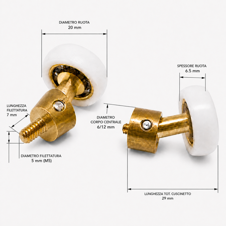 R400/150 - 20 Snodo AX Mes - Kit 2 pezzi 