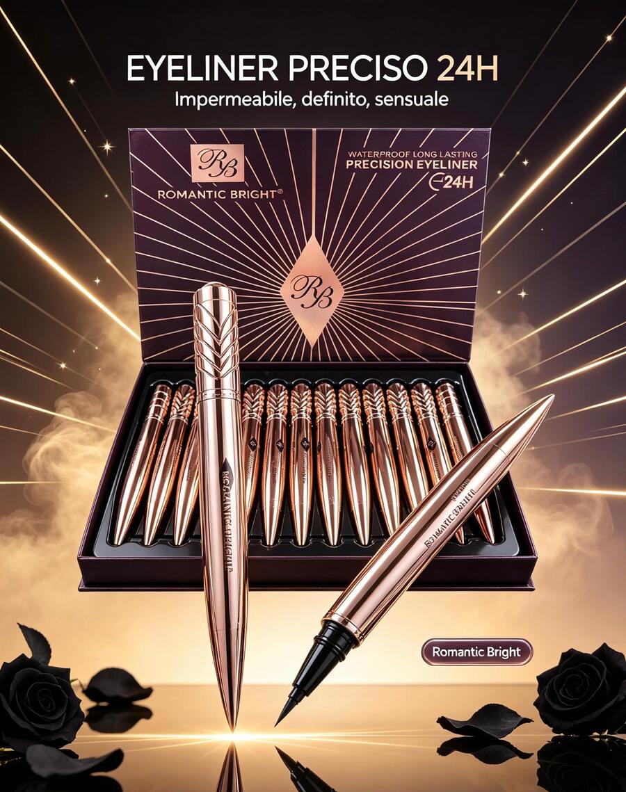 Romantic Bright Eyeliner Waterproof [Conf.da 12 pezzi]