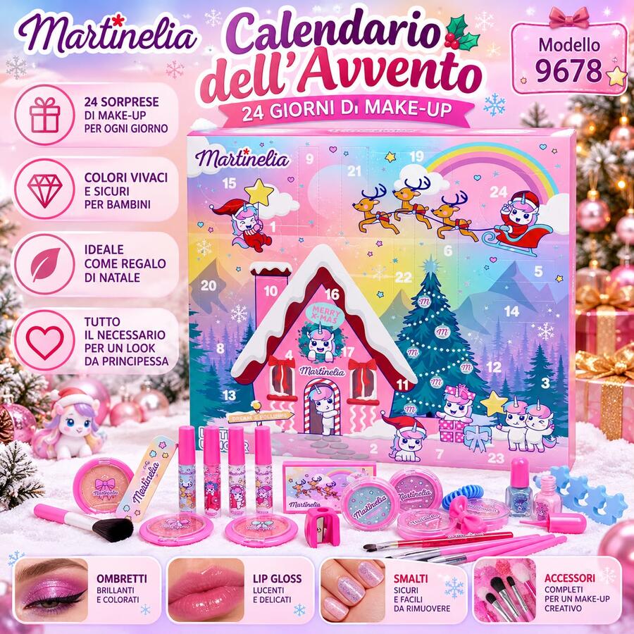 Martinelia Calendario dell'avvento [Conf.da 3 pezzi]