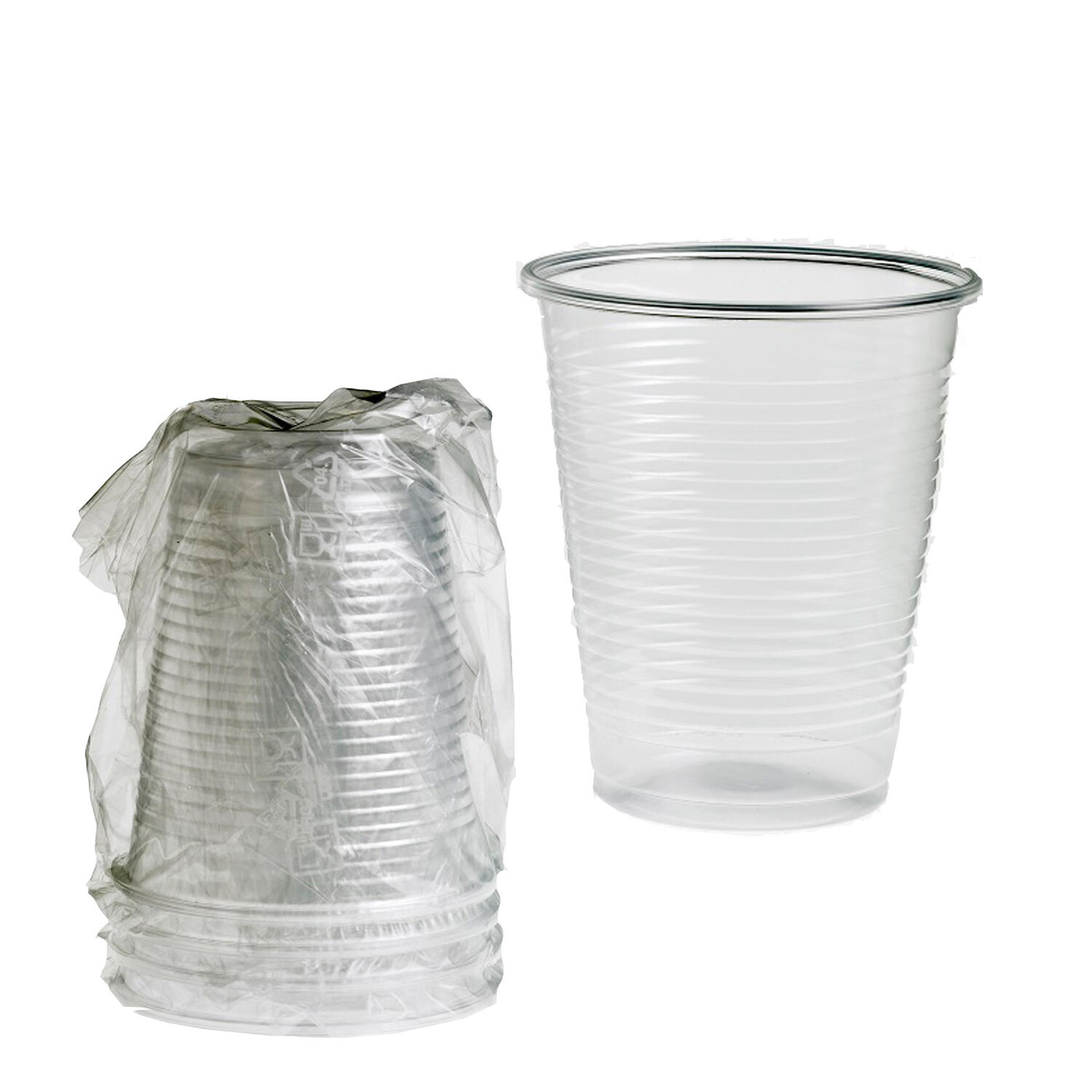 Bicchieri in PLA da 200 ml Imbustati Singolarmente LEONE - conf. 400 pz