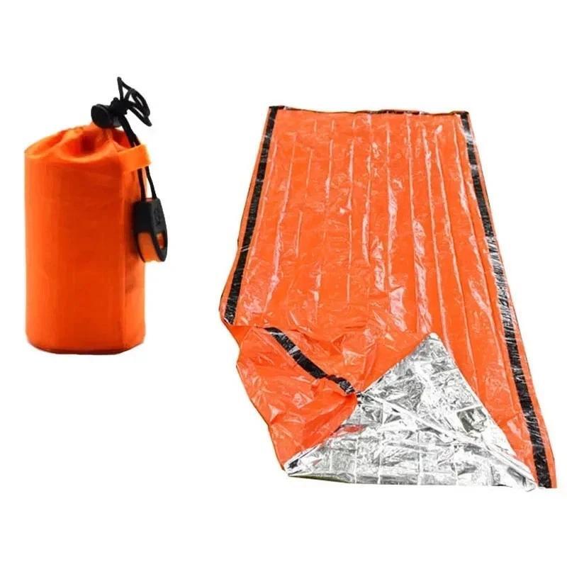 Sacco a pelo termico d’emergenza impermeabile ultraleggero portatile campeggio\primo soccorso
