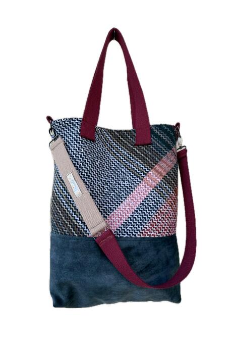 Borsa manici bordeaux