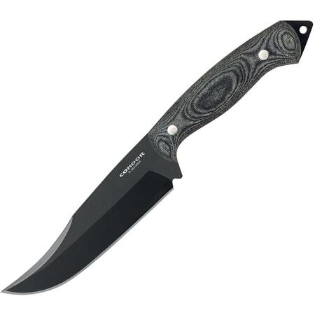 CONDOR Rough'N Ready Knife CTK1342-6.5HC – Coltello a Lama Fissa in Acciaio 1075