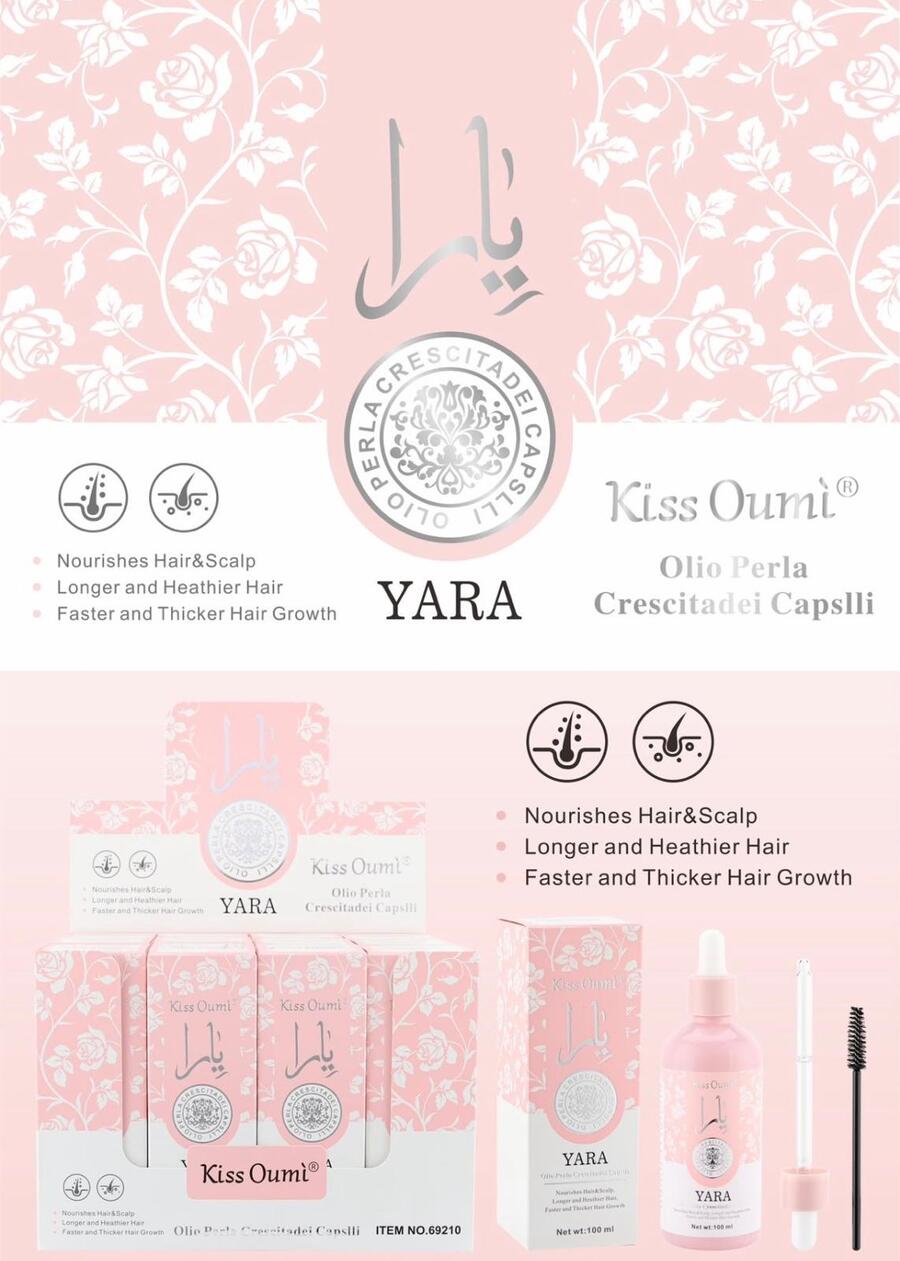 Kiss Oumi (Essenza Araba) Olio Per Capelli Da 100ml [Conf.da 12 pezzi]