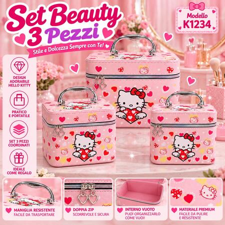 Set Beauty Kitty 3 IN 1 [Conf.da 3 pezzi]