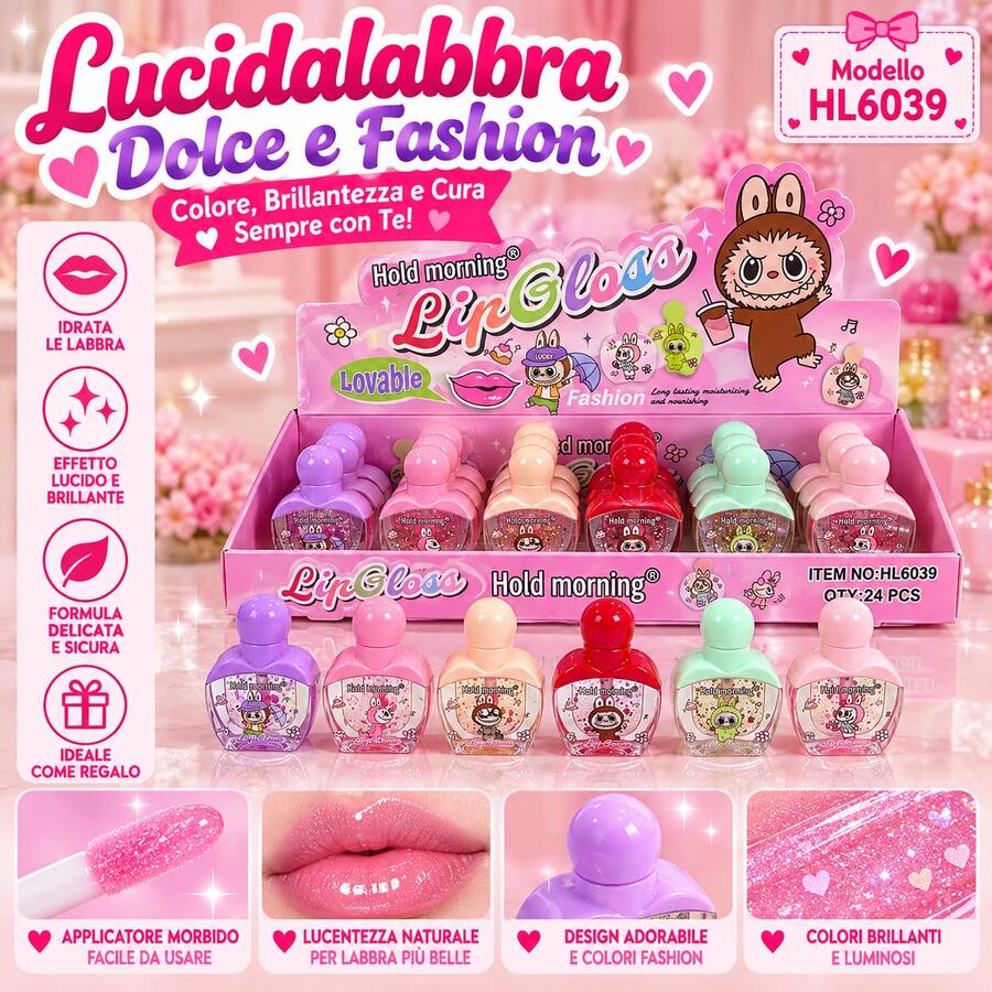 Hold Morning Lip gloss [Conf.da 24 pezzi] 
