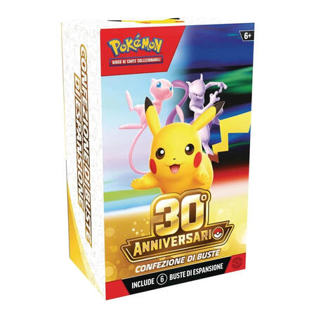 Pokemon 30° anniversario bundle da 6 buste ITA