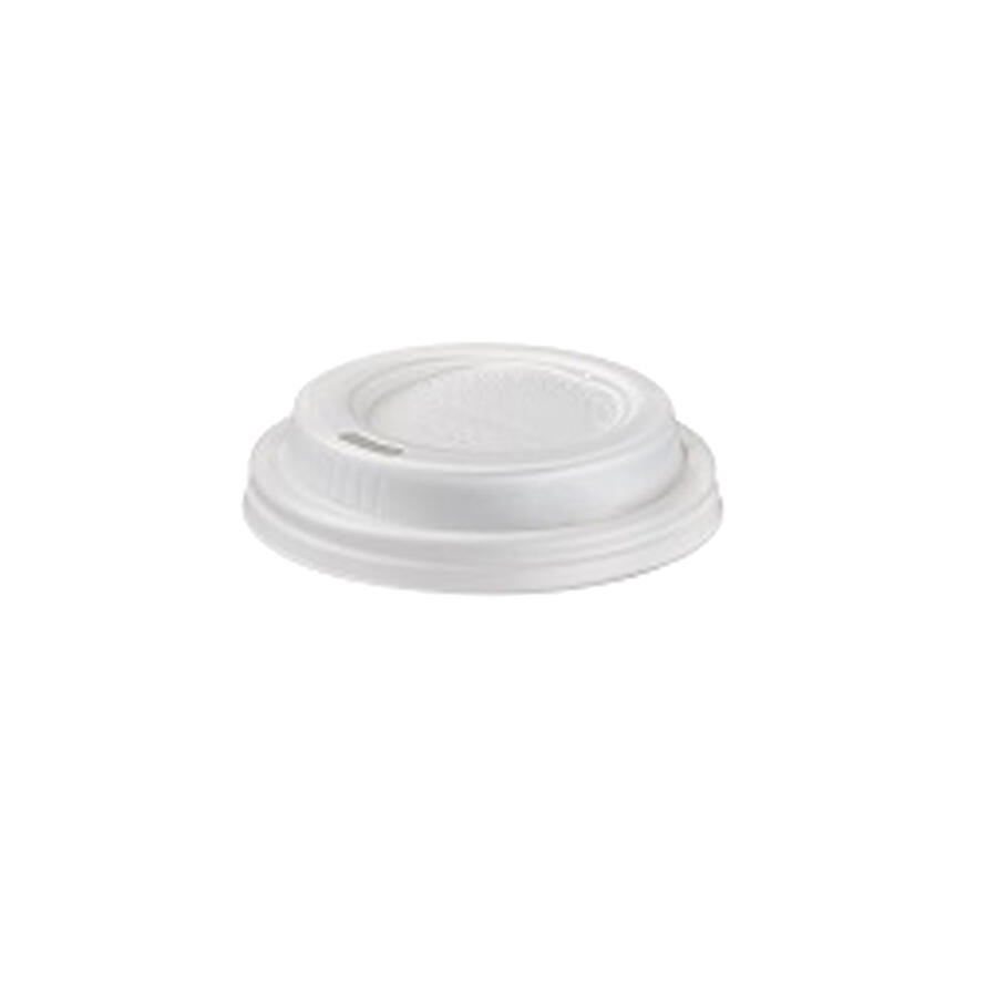 Tappi in CPLA Bianchi per Bicchiere da 115 ml LEONE - conf. 1000 pz