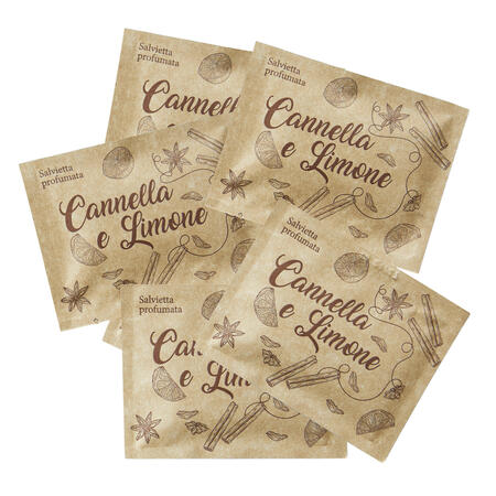 Salviette Lavamani al Limone e Cannella LEONE - conf. 100 pz