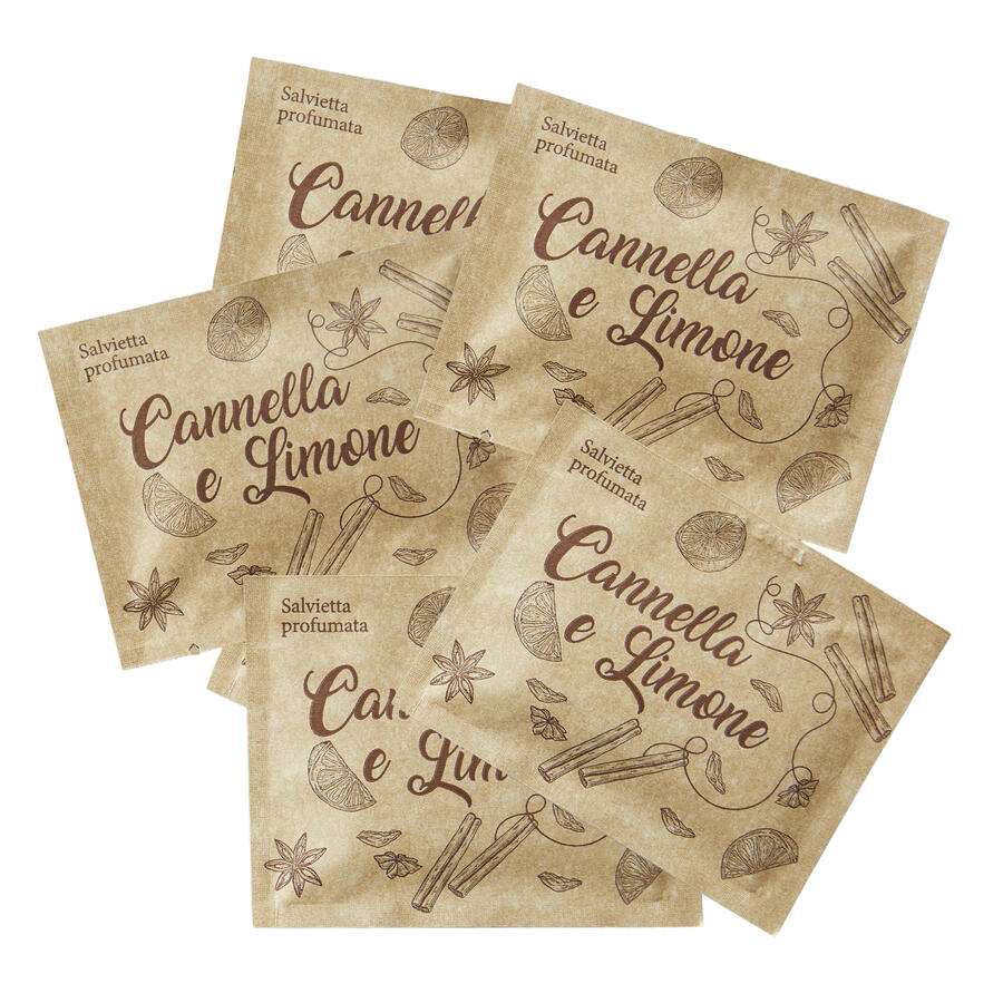 Salviette Lavamani al Limone e Cannella LEONE - conf. 100 pz