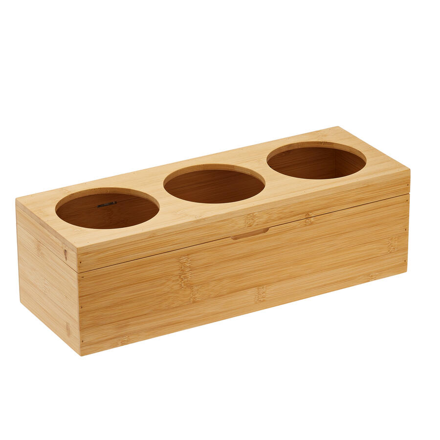 Portabottiglie in Bamboo a Tre Fori LEONE