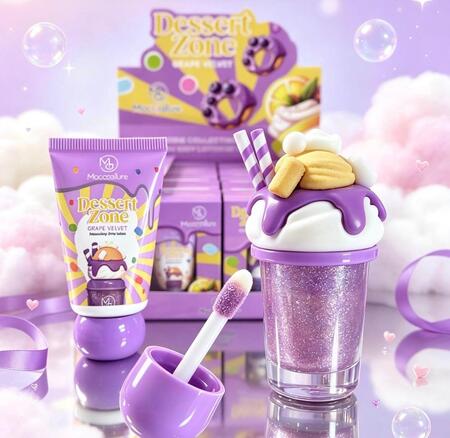 Mocmallure Set Crema Mani + Lip Gloss Viola [Conf.da 12 set]