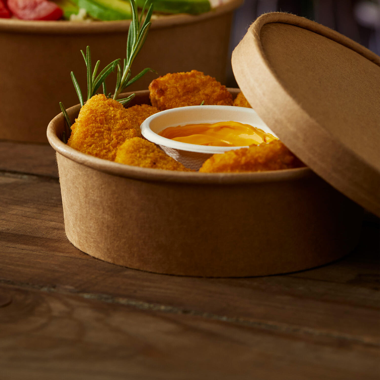 Coperchio per Bowl da Street Food Monouso da Asporto LEONE - conf. 24 pz