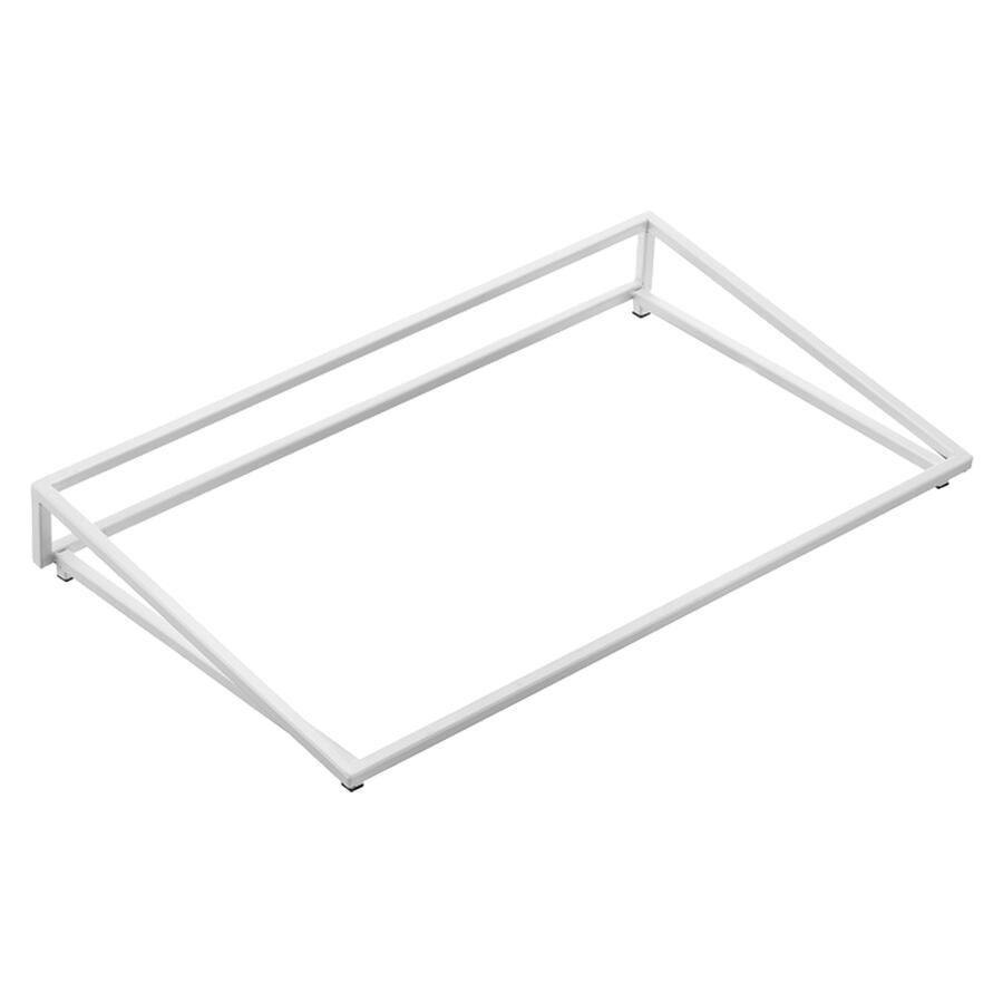 Supporto Inclinato per Vassoio in Metallo Bianco LEONE