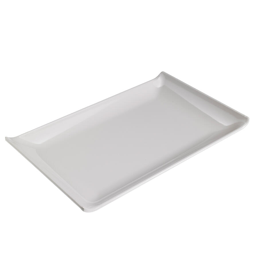 Piatto Rettangolare Bianco in Melamina LEONE