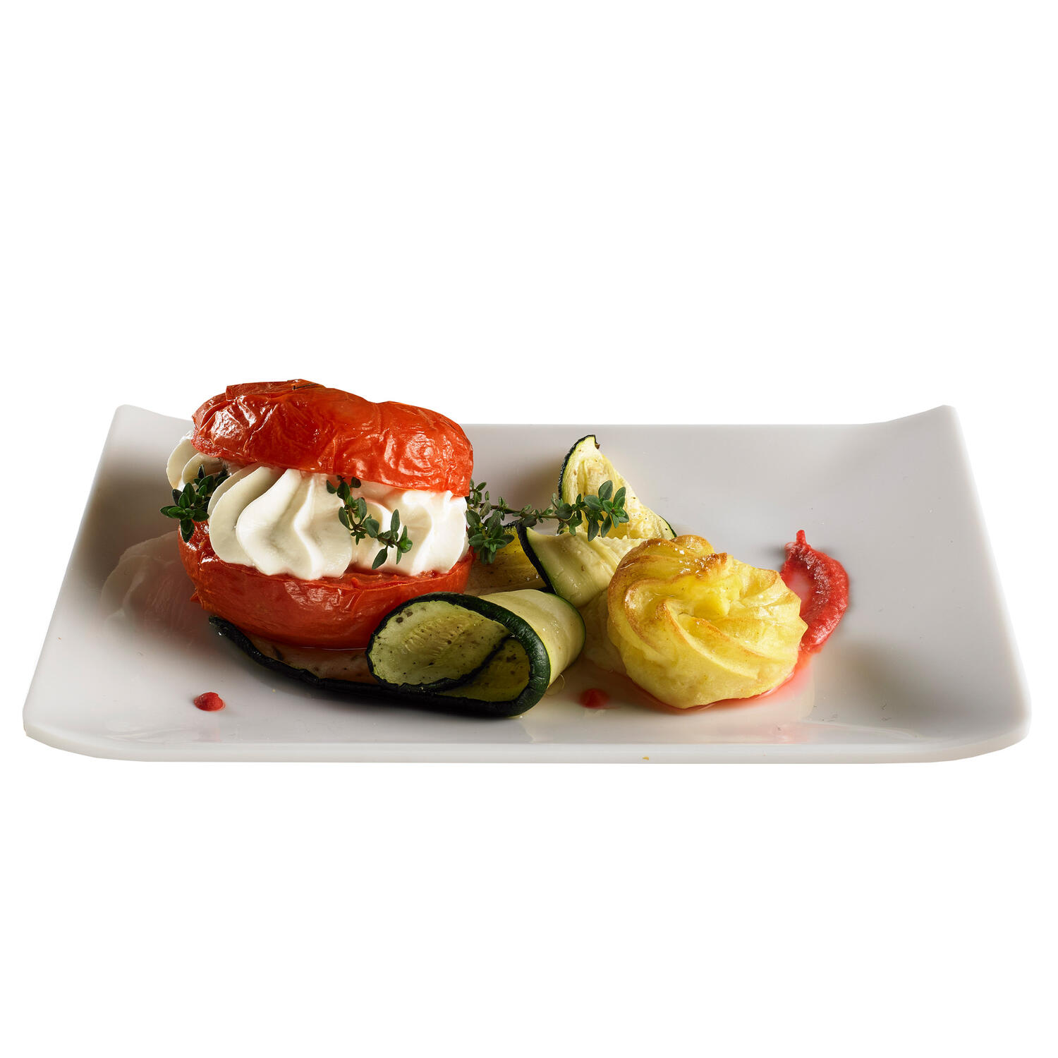 Piatto Rettangolare Bianco in Melamina LEONE