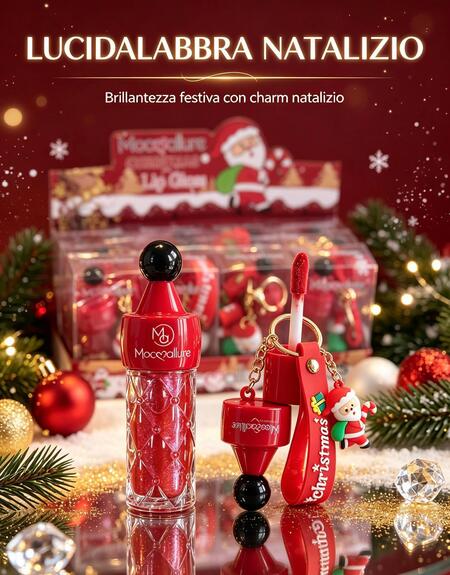 Mocmallure Lip Gloss Merry Christmas [Conf.da 12 set]