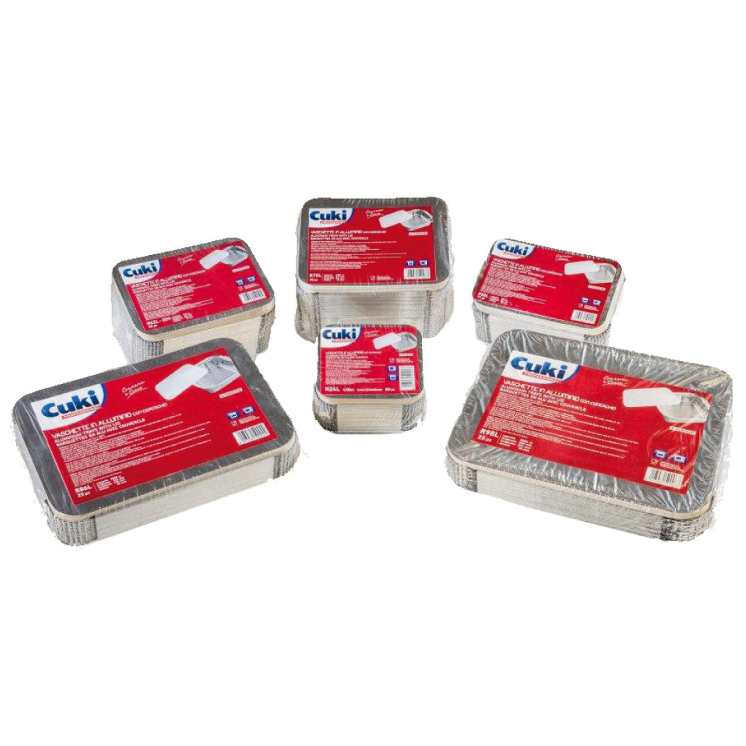 Contenitori in Alluminio con Coperchio CUKI PROFESSIONAL
