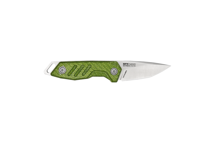 EXTREMA RATIO BFK Nano Nitrogen Green Satin – Coltello EDC a Lama Fissa