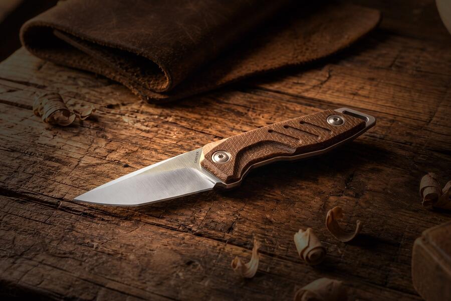 EXTREMA RATIO BFK Nano Nitrogen Tobacco Satin – Coltello EDC a Lama Fissa