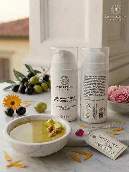 Olio struccante detergente denso