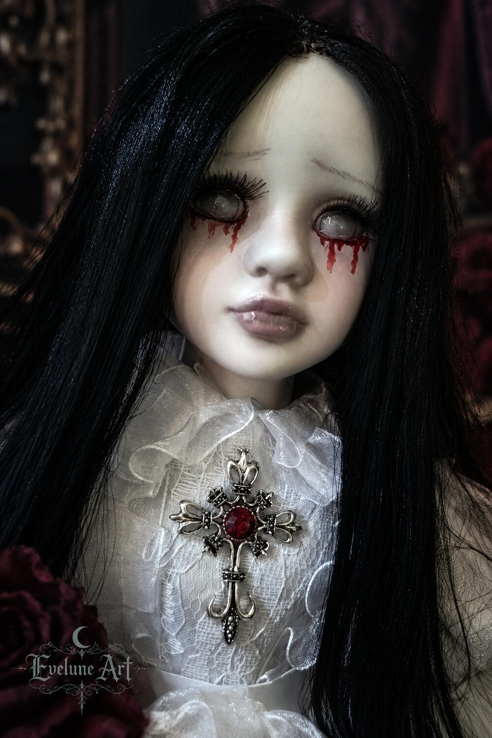 Cruz Bambola Goth Dark Academia