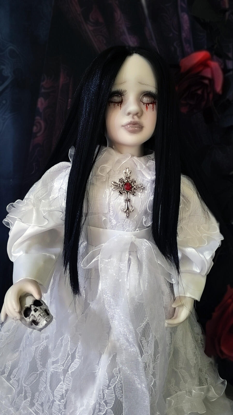 Cruz Bambola Goth Dark Academia