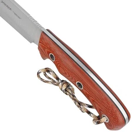 MUELA Sherpa Micarta Brown 18-C – Coltello da Outdoor con Manico in Micarta