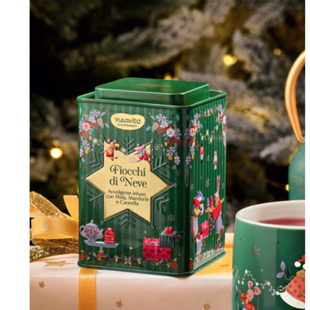 Neavita - Sorsi di Natale Square tin verde