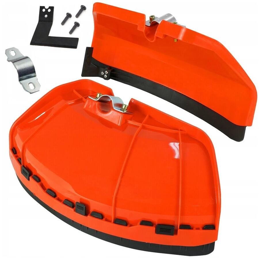 Parasassi Professionale per Decespugliatore (Asta 26mm) – Massima Protezione dai Detriti + Tagliafilo