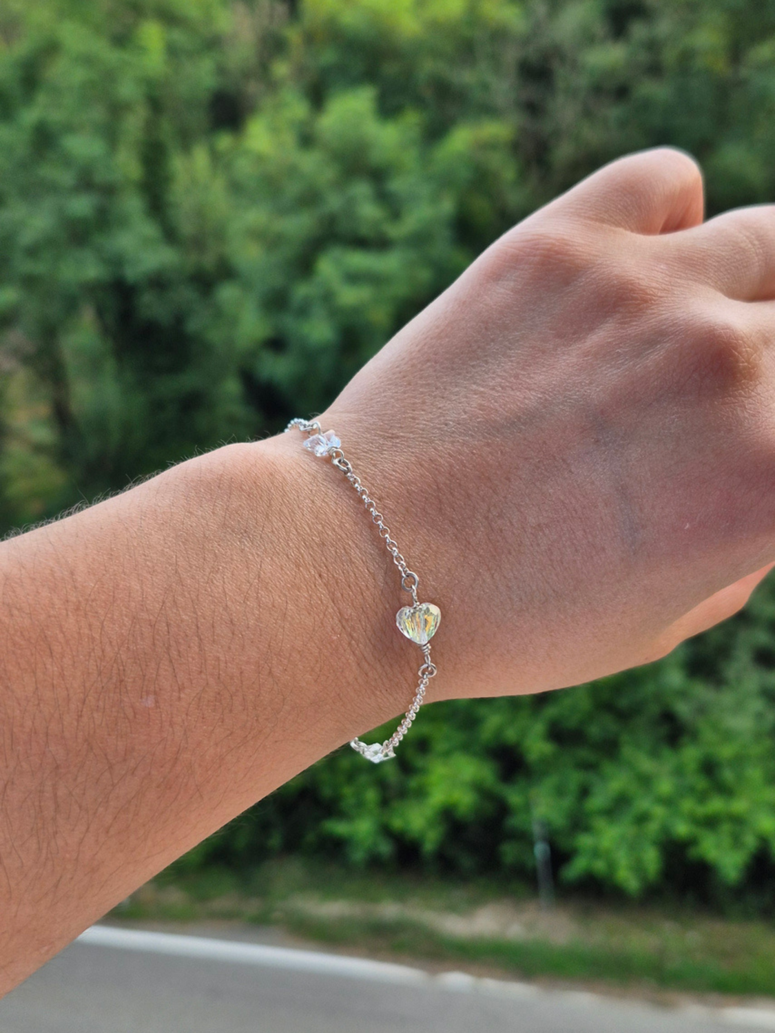 Bracciale Farfalle e Cuore
