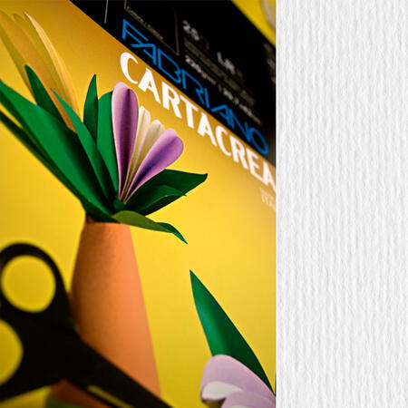 Cartoncino Cartacrea Bianco da 220 gr f.to 35×50 cm FABRIANO - conf. 10 pz