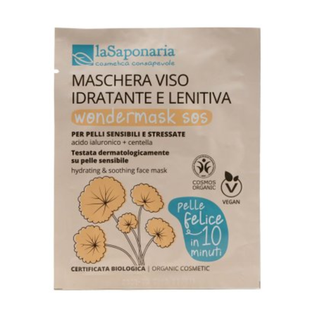 La Saponaria - Maschera viso idratante lenitiva Wondermask SOS