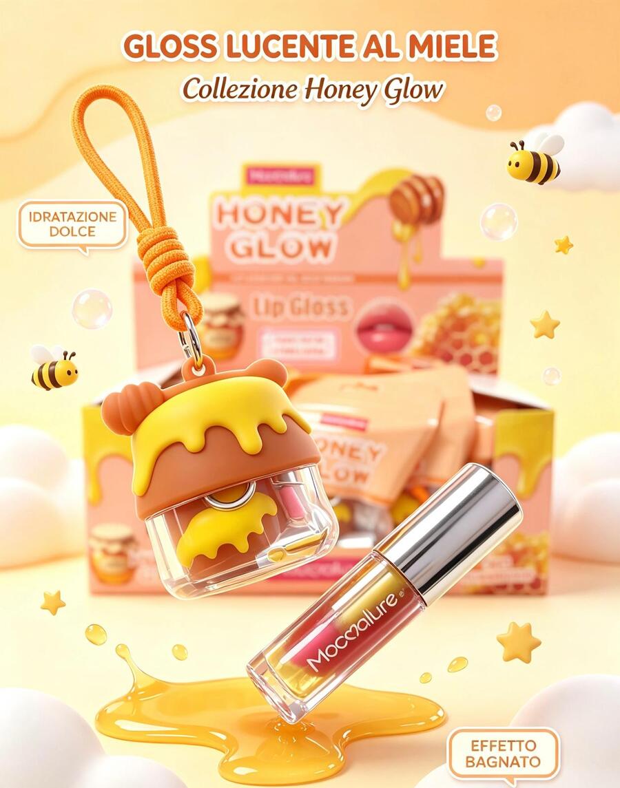 Mocmallure Lip gloss Honey Glow [Conf.da 24 pezzi]