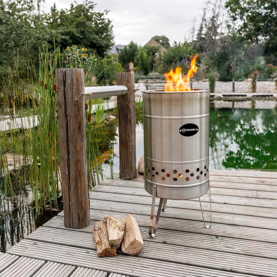 PETROMAX Fire Barrel Pyron – Braciere a Bassa Emissione Di Fumo (PYRON-PX)